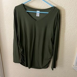 Green long sleeve shirt